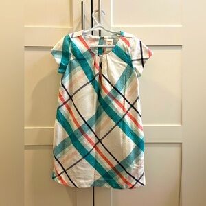 Gymboree plaid shift dress size 6